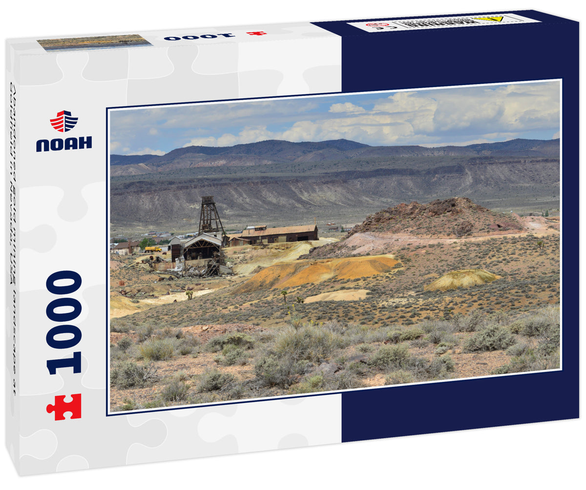 Abandoned gold mining landscape at Goldfield in Nevada, USA