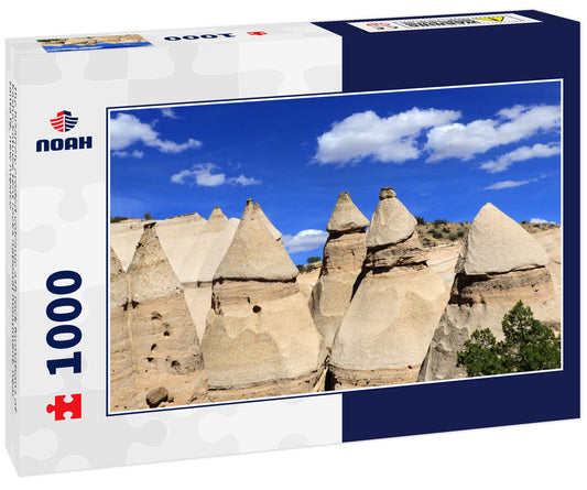 the bizarrely eroded volcanic ash rock formations of kasha-katuwe tent rocks national monument, near santa fe, new mexico