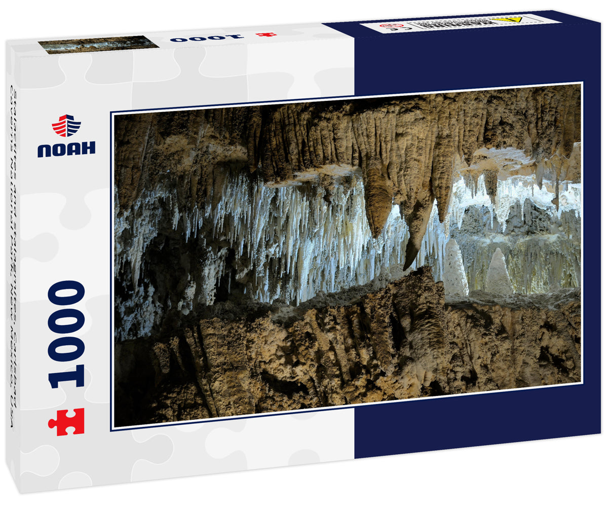 Stalactites and stalagmites, Carlsbad Caverns National Park, New Mexico, USA