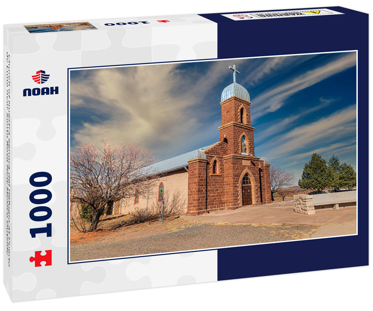 Church of Nuestra Senora del Refugio at Puerto de Luna near Santa Rosa New Mexico Outside