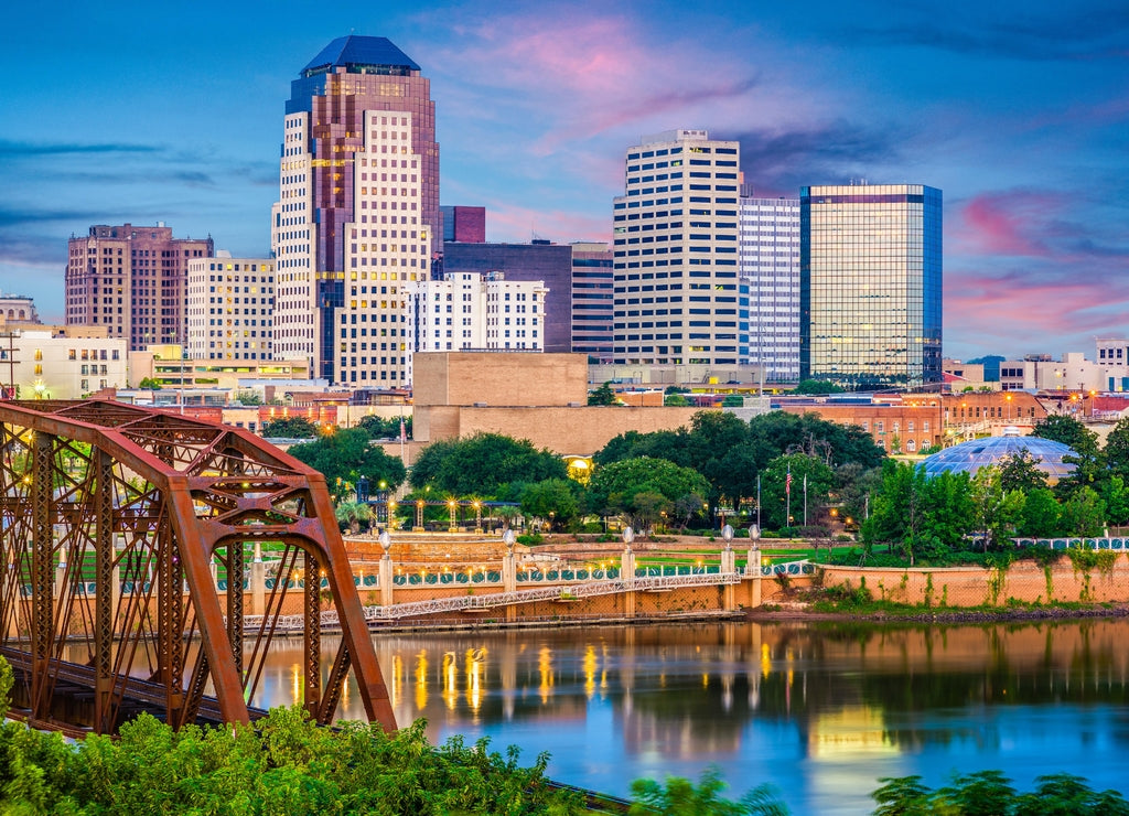 Shreveport, Louisiana, USA Skyline