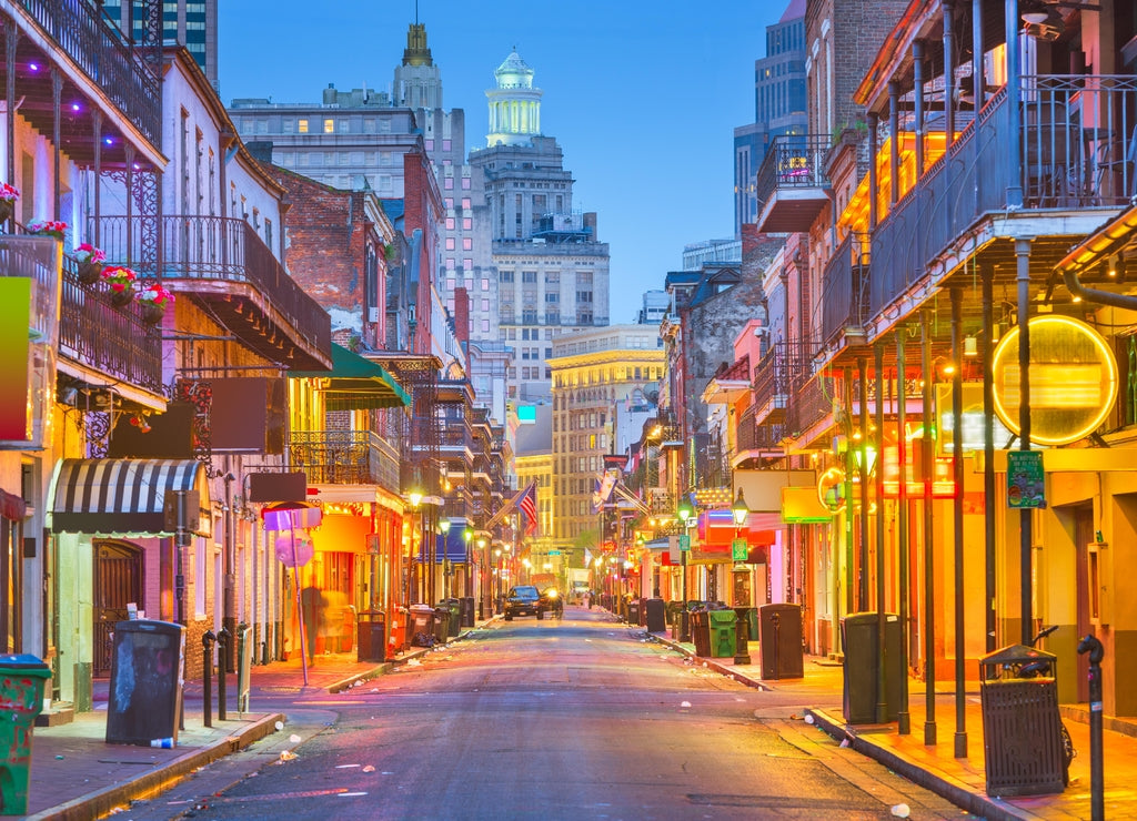 Bourbon Street, New Orleans, Louisiana, USA