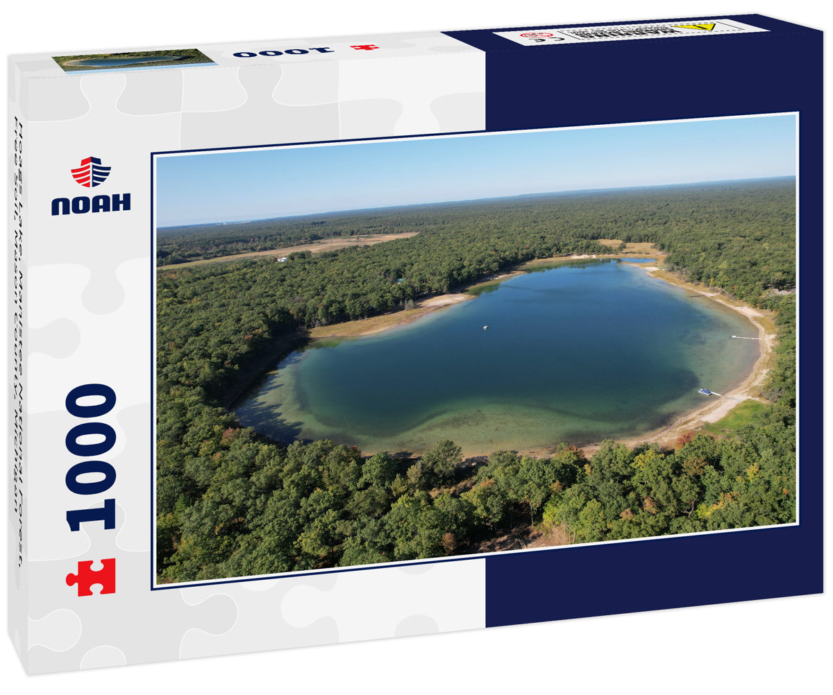 Hoags Lake, Manistee National Forest, Free Soil, Mason County, Michigan