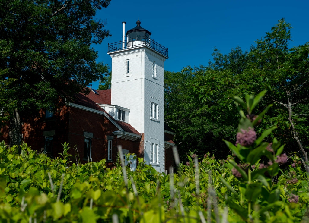 Lighthouse - 40 Mile Point, Rogers City Michigan United States