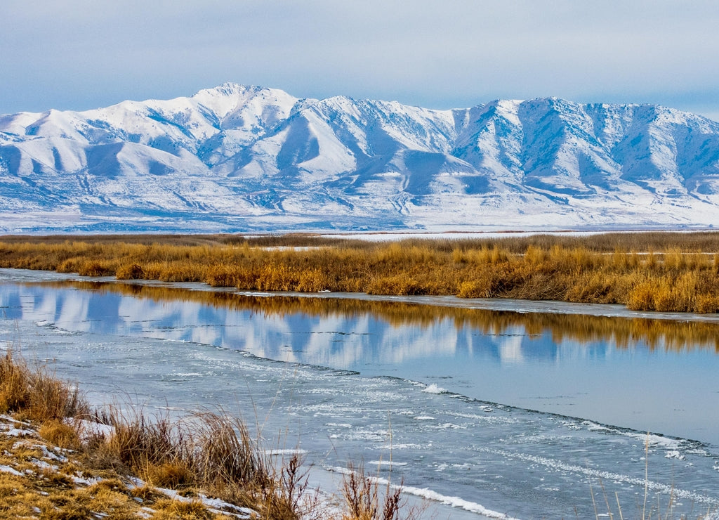 Snowy Mountains, Bear River Migratory Bird Refuge