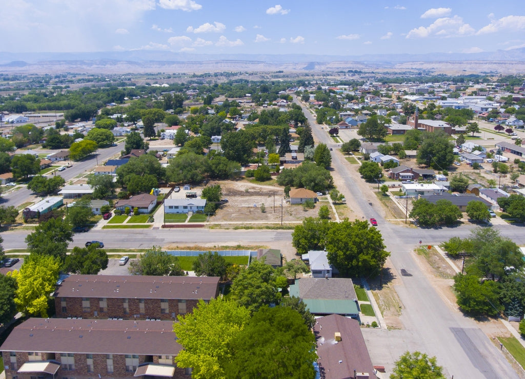 Town of Price historic center in Price, Utah, USA
