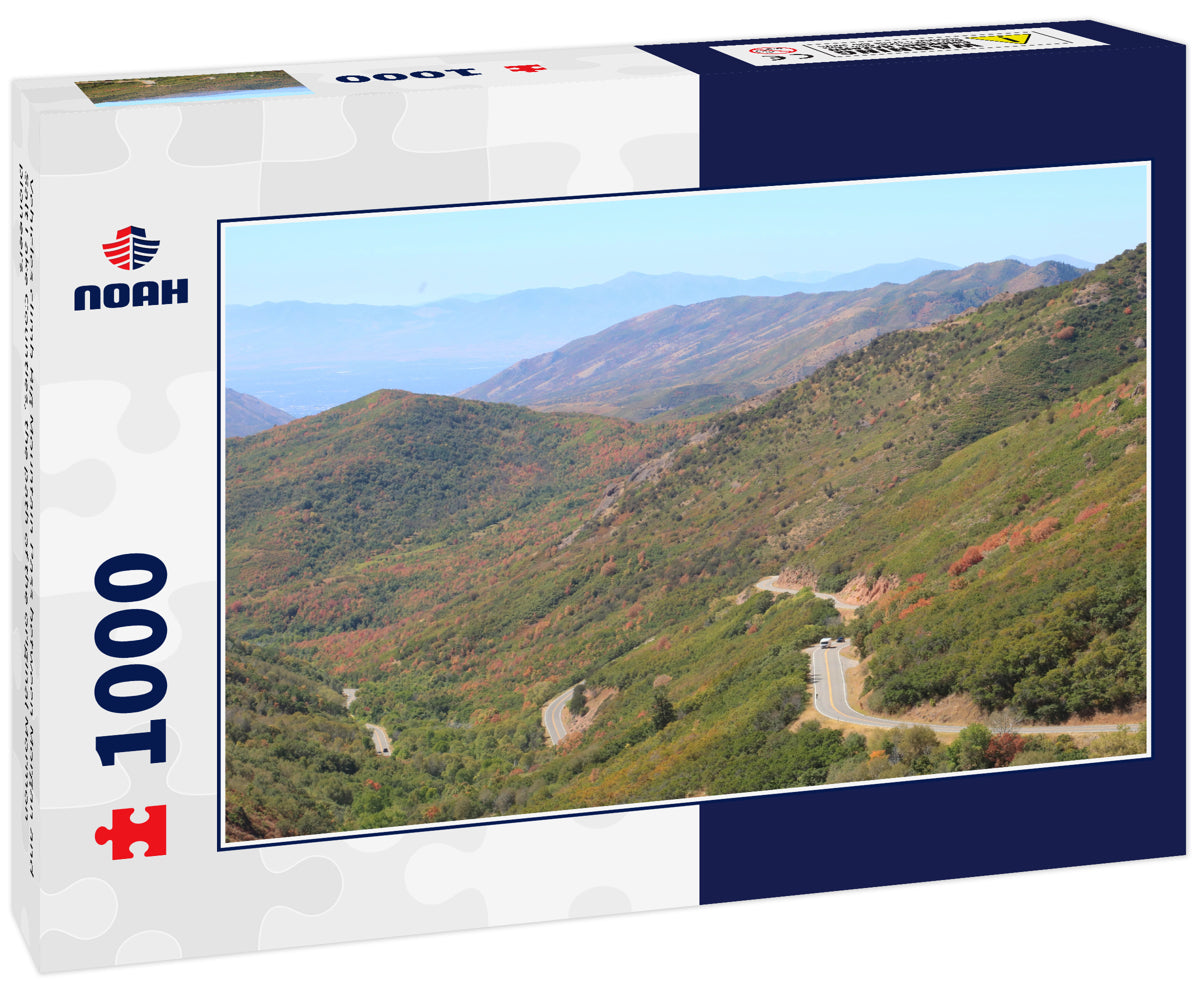 Vehicles climb Big Mountain Pass between Morgan and Salt Lake Counties, the path of the original Mormon pioneers