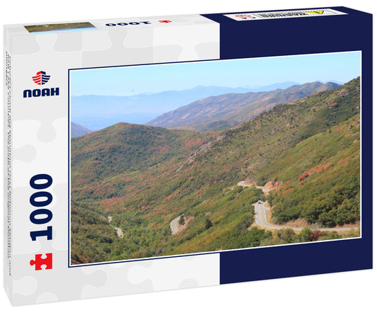 Vehicles climb Big Mountain Pass between Morgan and Salt Lake Counties, the path of the original Mormon pioneers