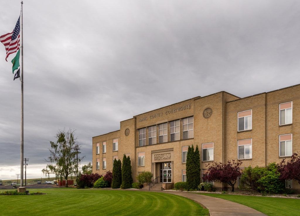 The Adams County Courthouse in Ritzville, Washington