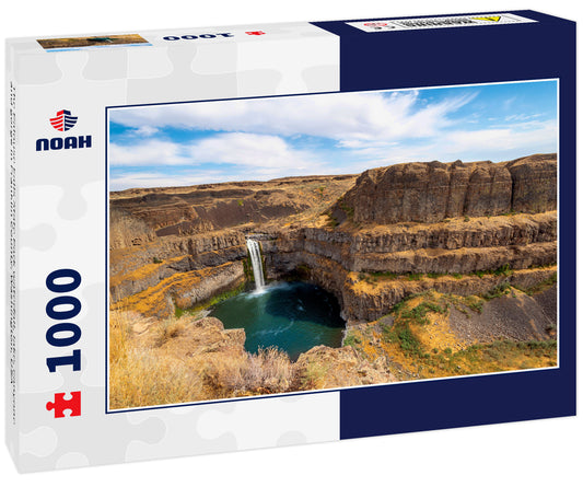 The Palouse Falls State Park waterfall, lake, canyone and gorge in Franklin County, Washington, USA