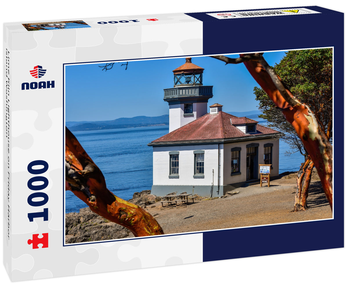 Lime Kiln Lighthouse on Friday Harbor island Washington