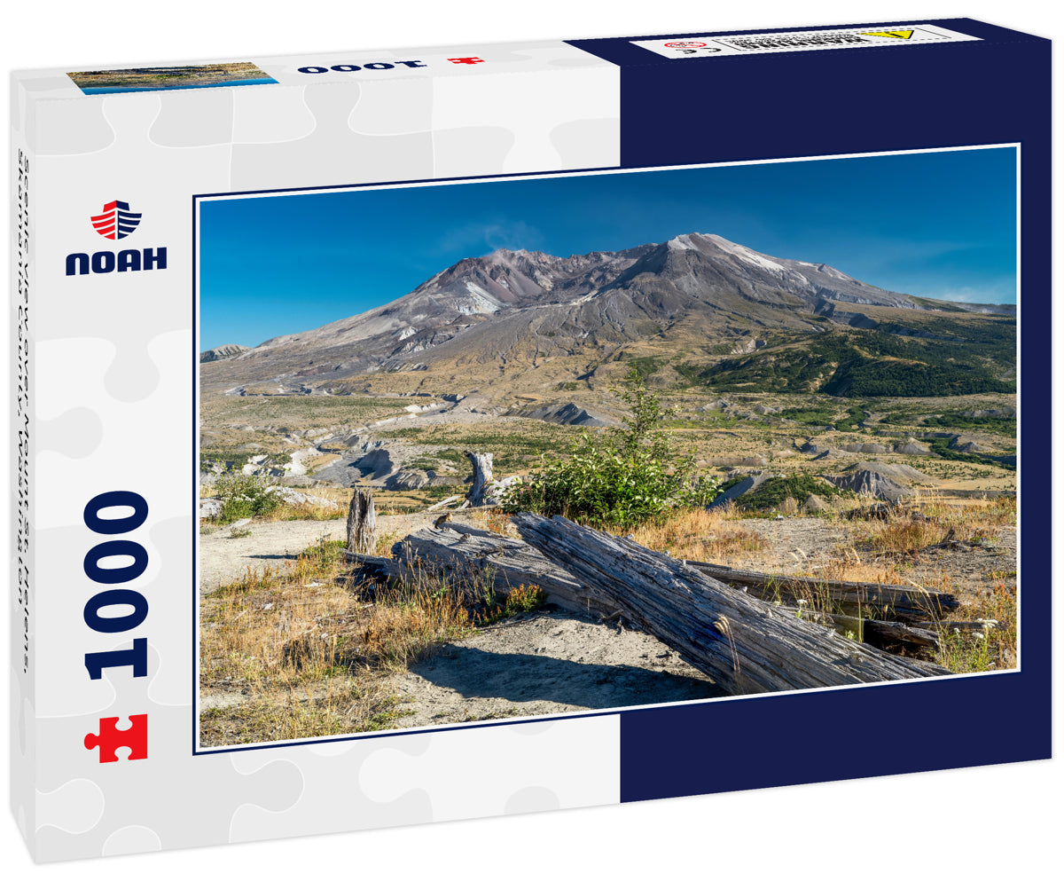 Scenic view over Mount St. Helens, Skamania County, Washington