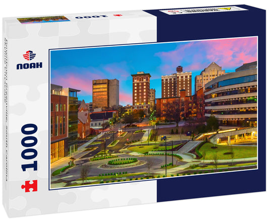 Downtown Greenville, South Carolina Skyline Cityscape