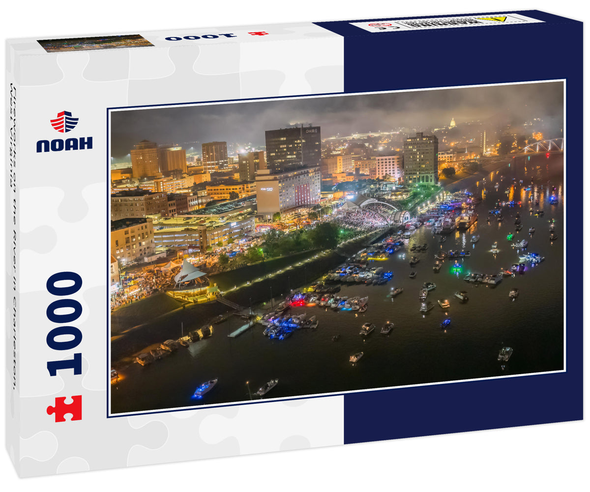 Fireworks on the River in Charleston, West Virginia