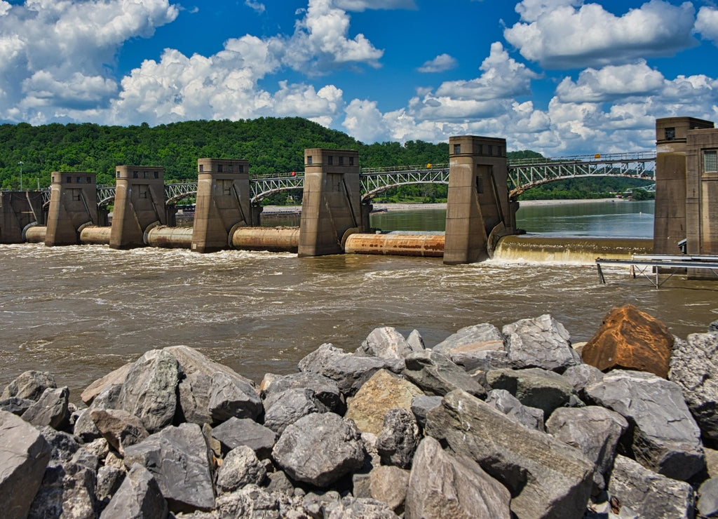 Winfield Lock and dam is one of the essential navigation projects on the Kanawha River