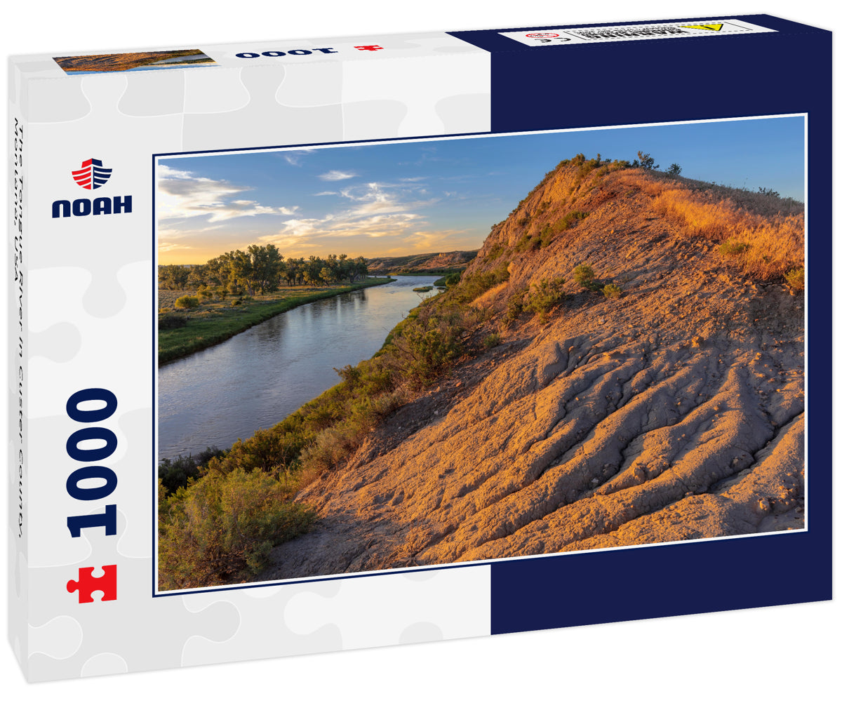 The Tongue River in Custer County, Montana, USA