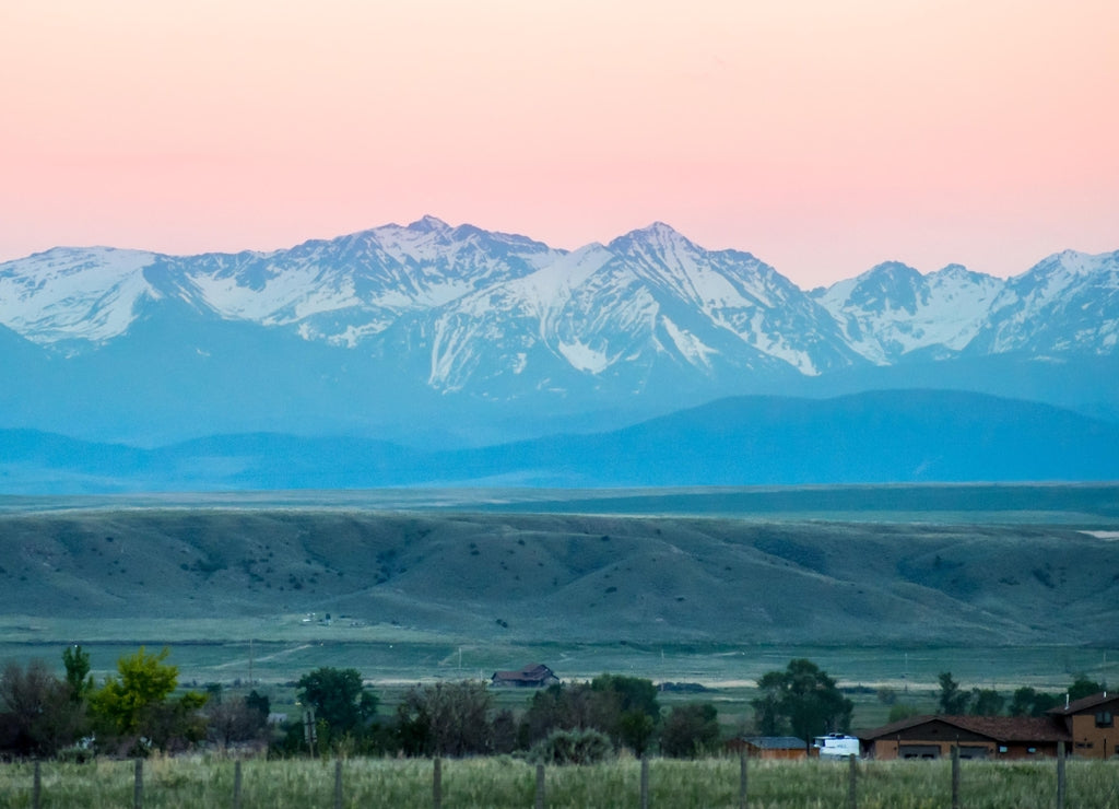 A beautiful overlooking view of nature in Three Forks, Montana