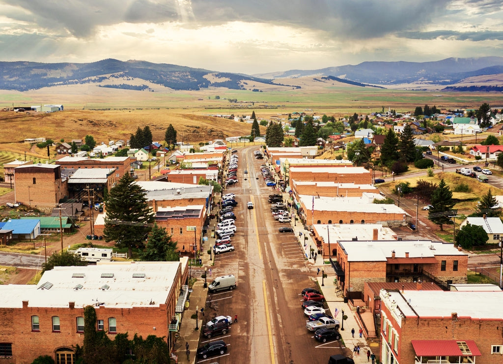 Broadway Street of Philipsburg, Montana, Philipsburg is a town in and the county seat of Granite County, Montana, United States