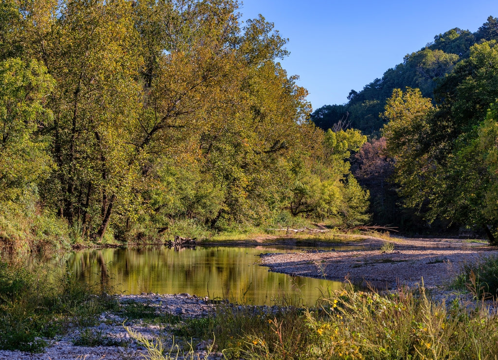 Rural Adair County landscape in Stilwell, Oklahoma