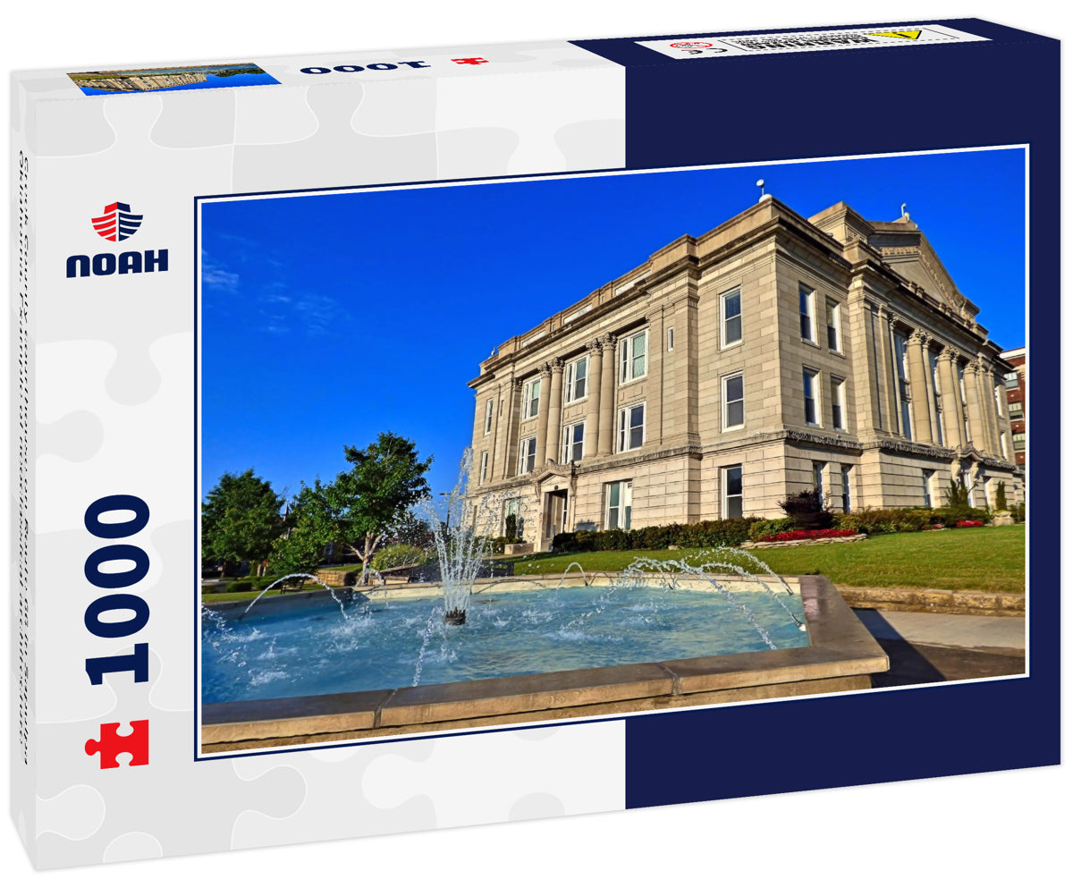 Creek County courthouse on Route 66 in Sapulpa Oklahoma. Example of neoclassical architecture