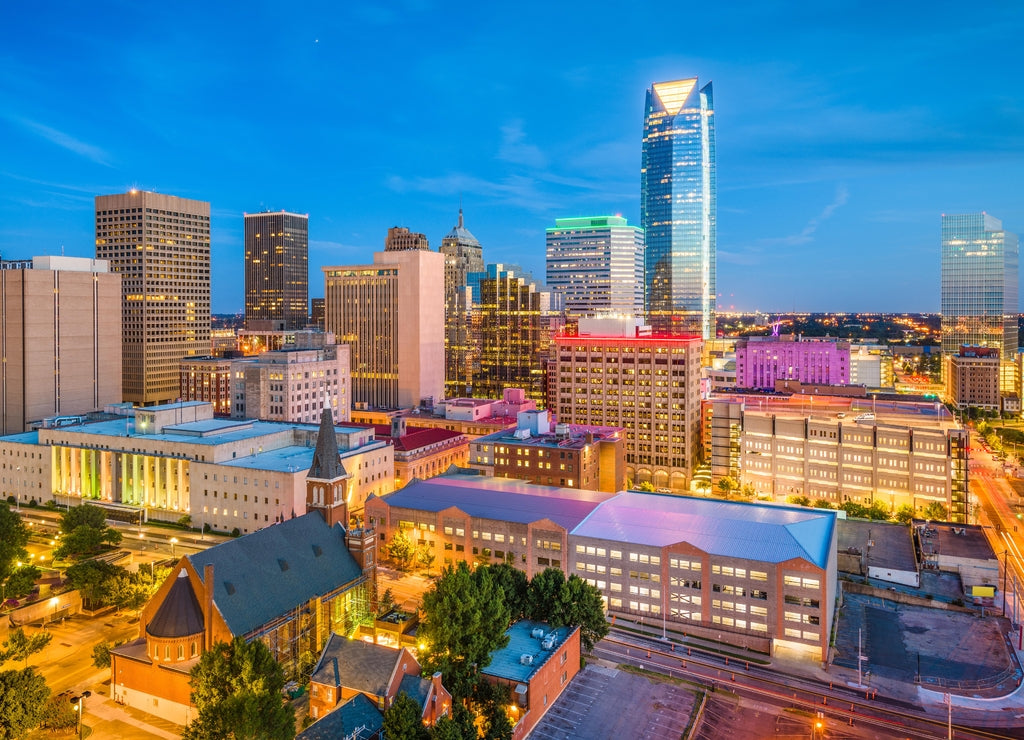 Oklahoma City, Oklahoma, USA Skyline