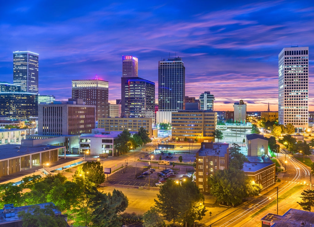 Tulsa, Oklahoma, USA Skyline