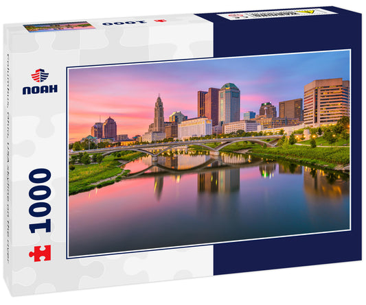 Columbus, Ohio, USA skyline on the river