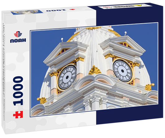 The Henry County Courthouse in Napoleon Ohio has a beautiful clock tower