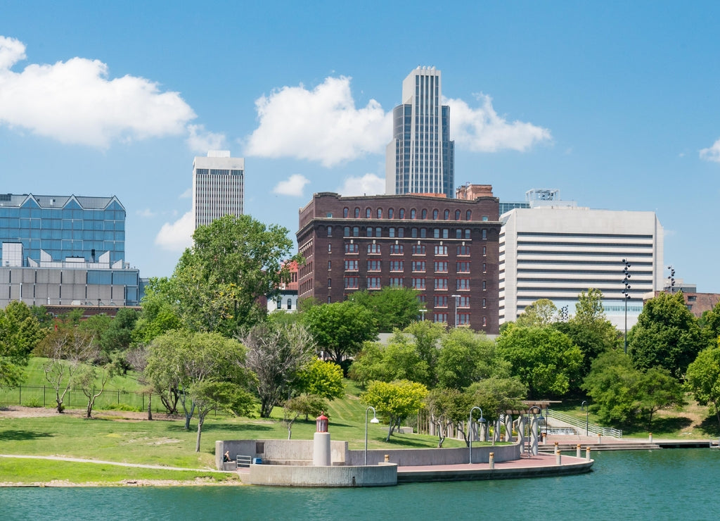 Omaha Nebraska City Skyline