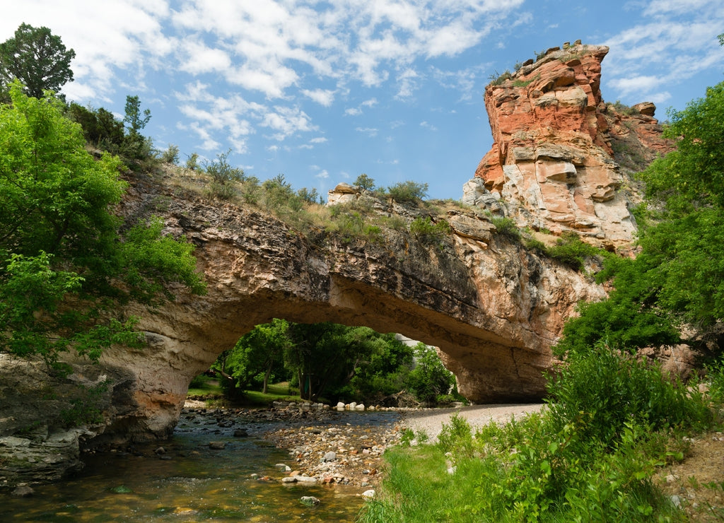 Ayres Natural Bridge Park Converse County Wyoming LaPrele Creek
