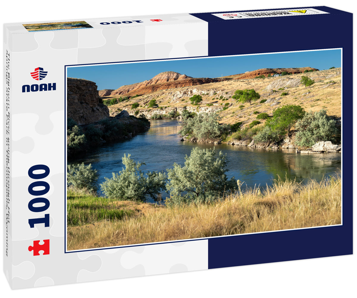 The Bighorn River going through Hot Springs State Park in Thermopolis, Wyoming