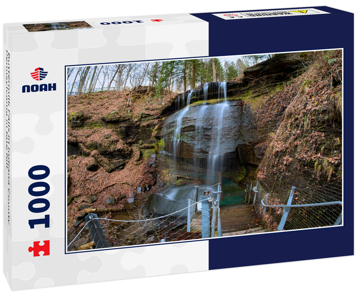 Buttermilk Falls in Indiana County Pennsylvania in late fall