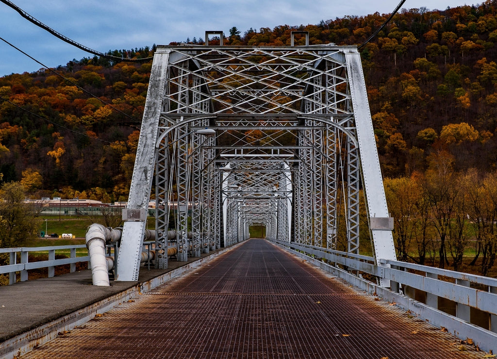 Historic Gray Hued Retreat Bridge - Luzerne County, Pennsylvania