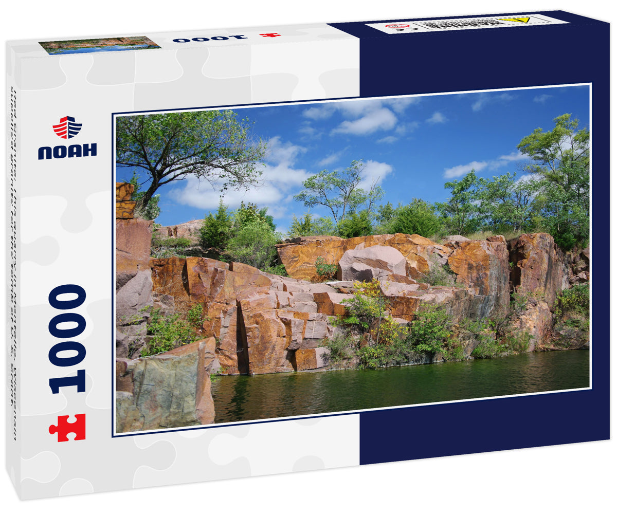 Red Granite: This quarry in Montello, Wisconsin supplied granite for the tomb of U. S. Grant.