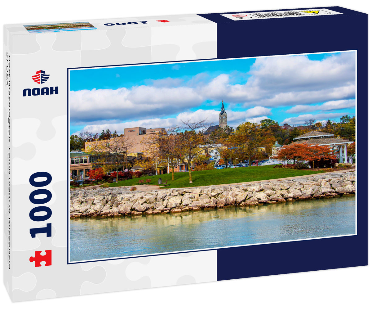 Port Washington Town view in Wisconsin of USA
