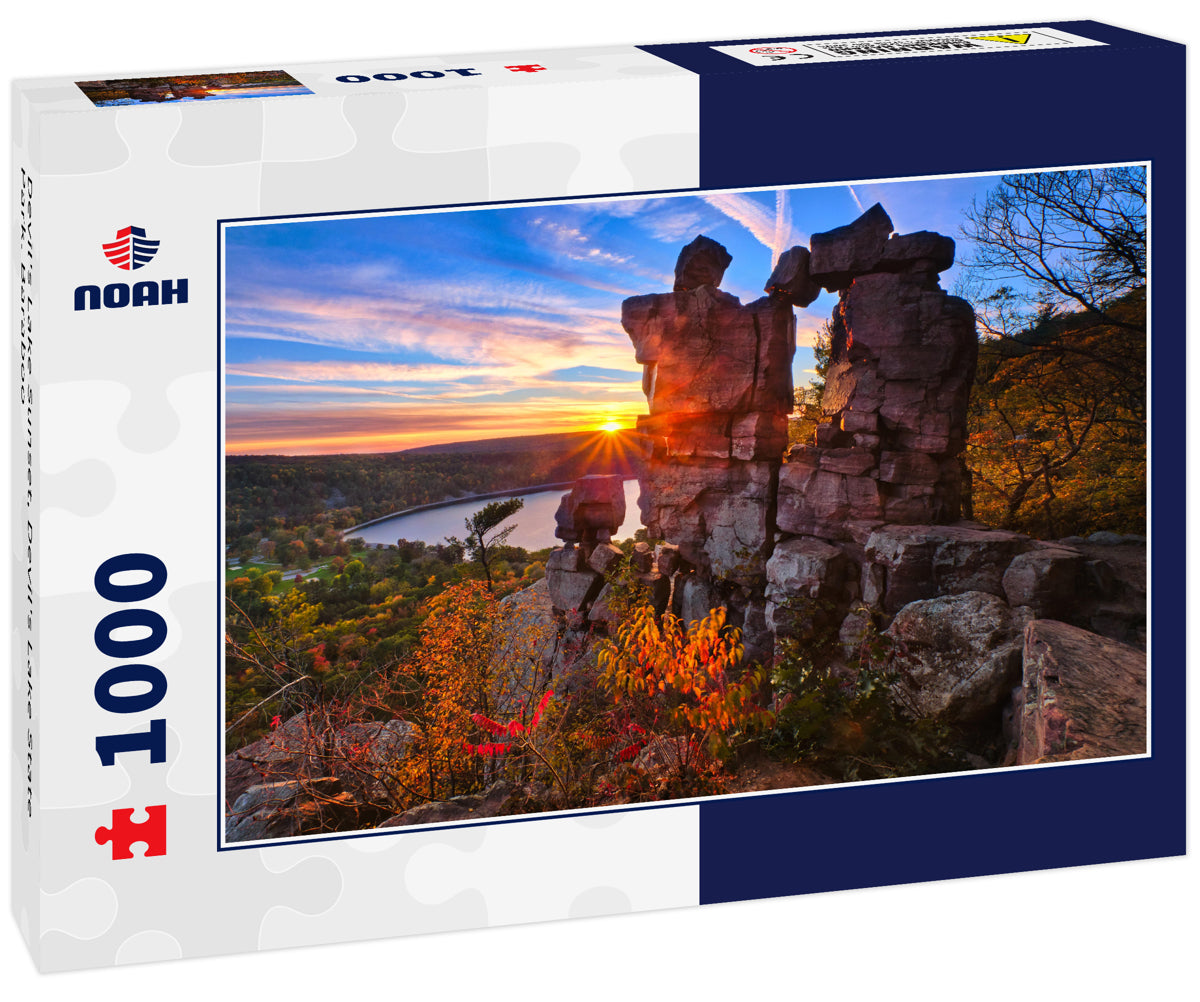 Devil's Lake Sunset, Devil's Lake State Park. Baraboo