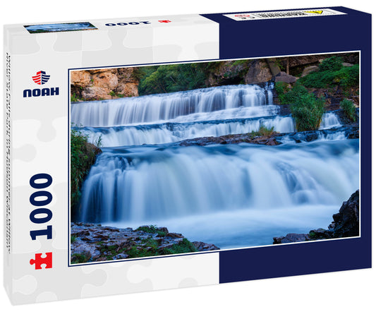 Willow Falls during summer at Willow River State Park in Hudson Wisconsin