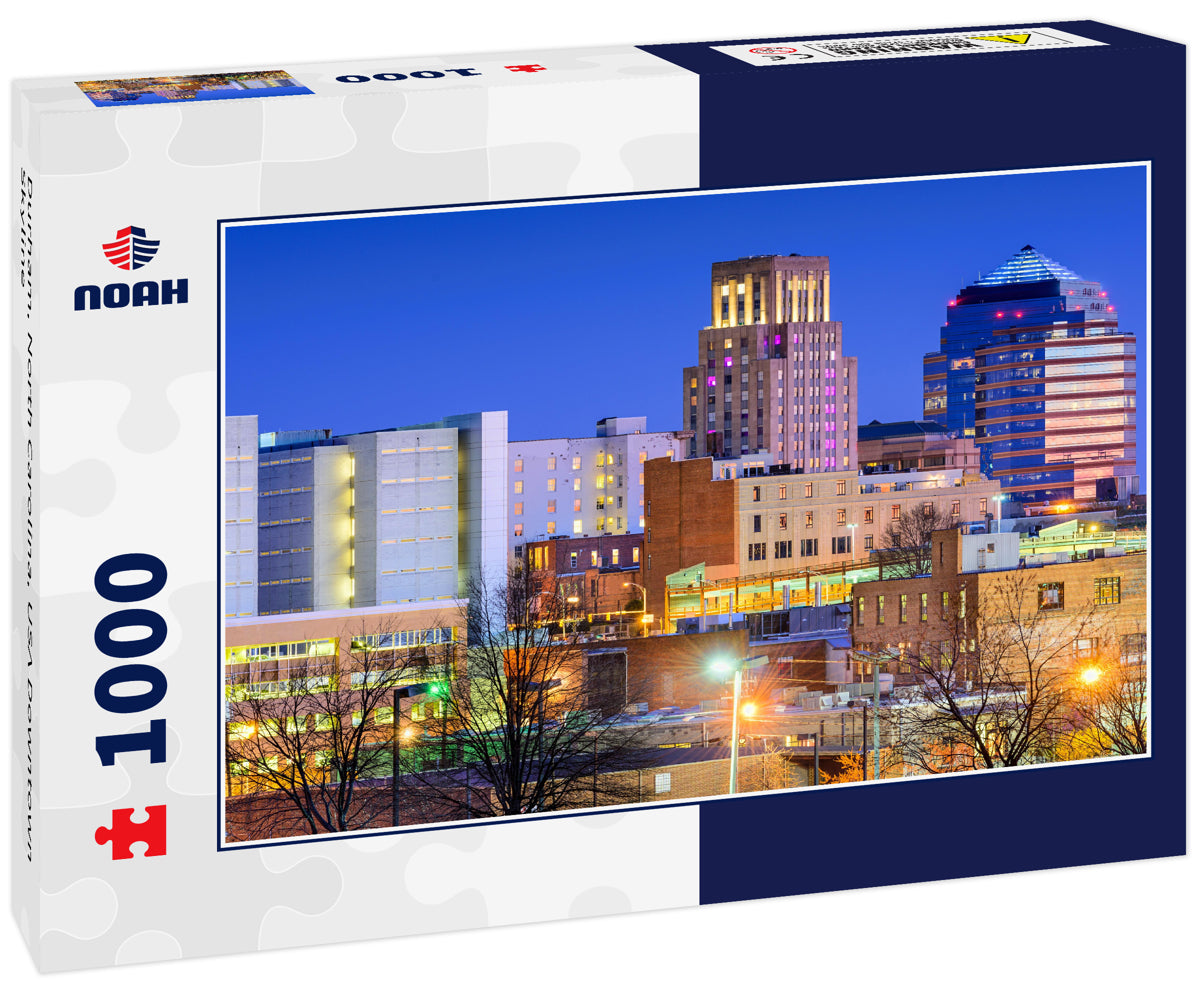 Durham, North Carolina, USA Downtown Skyline