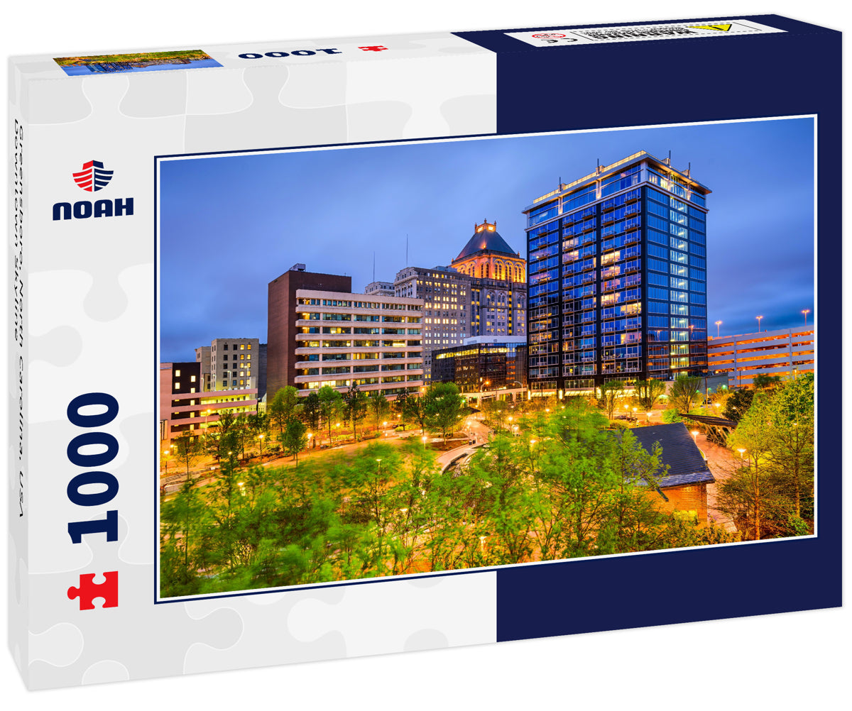 Greensboro, North Carolina, USA Downtown Skyline