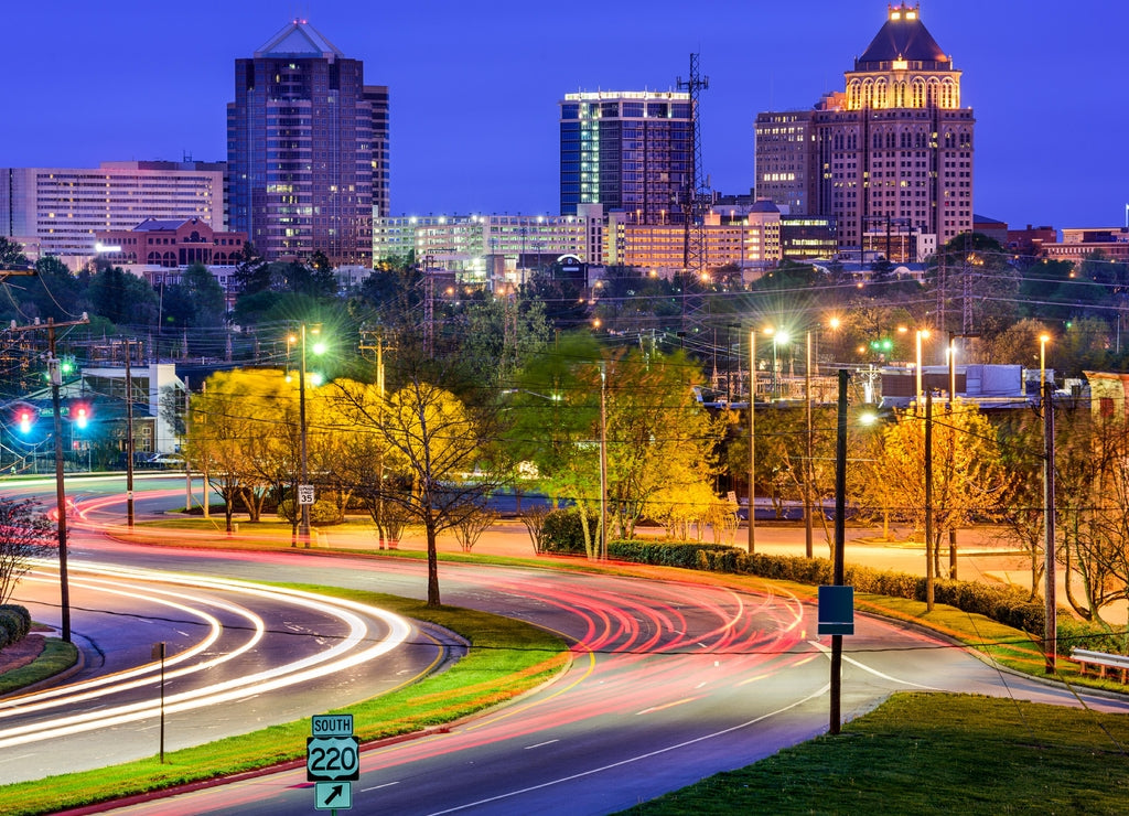 Greensboro, North Carolina Skyline