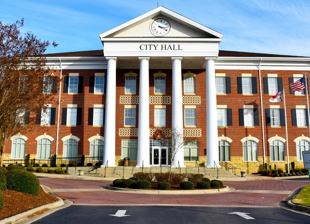 Lumberton City Hall, North Carolina, USA