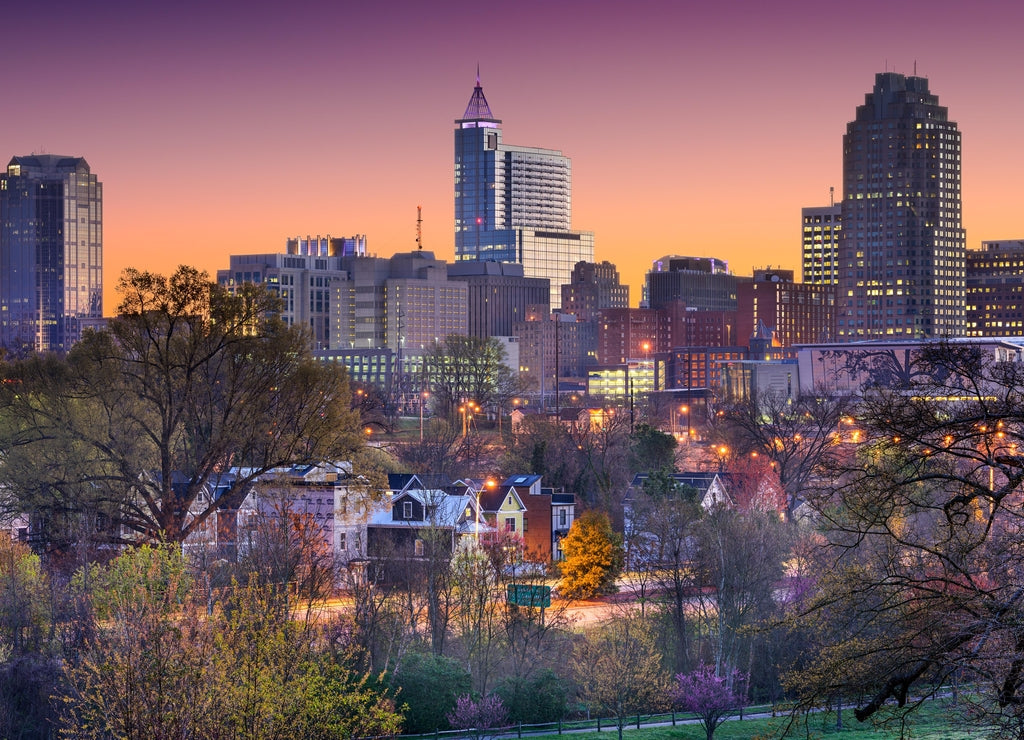 Raleigh, North Carolina, USA Skyline