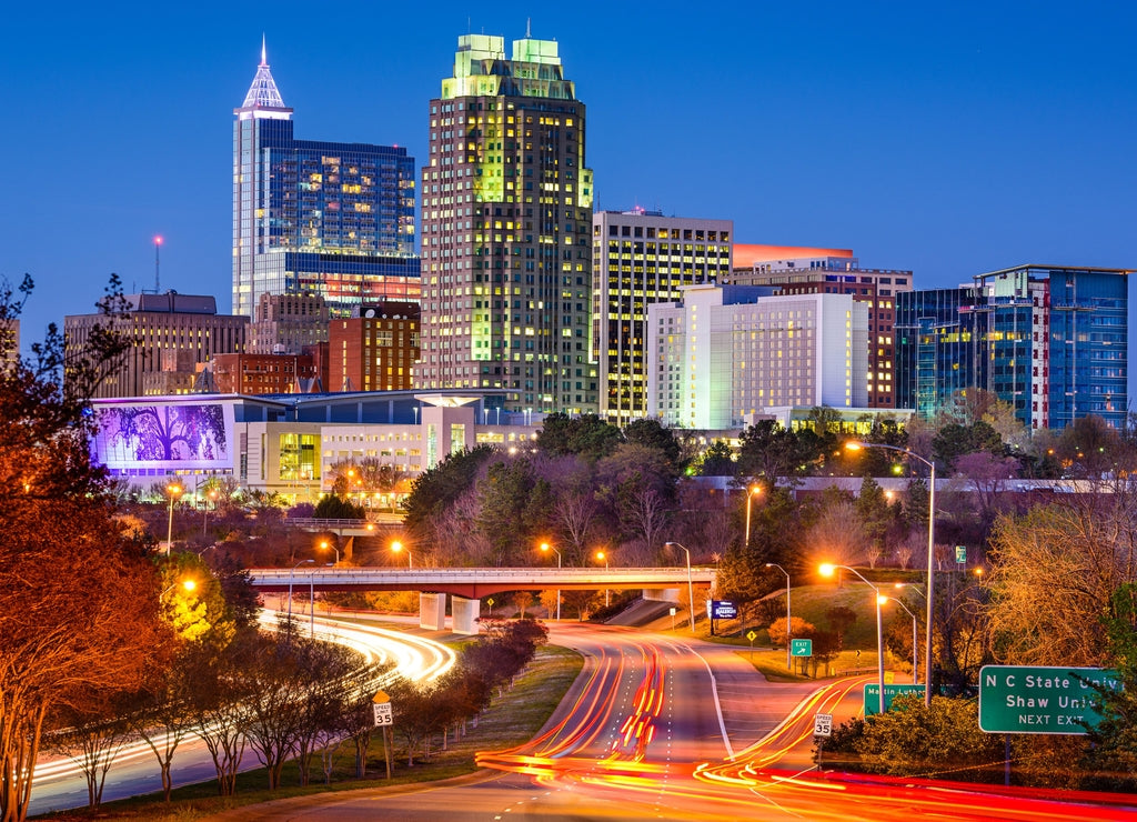 Raleigh, North Carolina Skyline