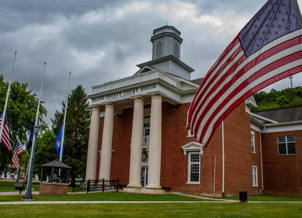 Bland County, Virginia courthouse