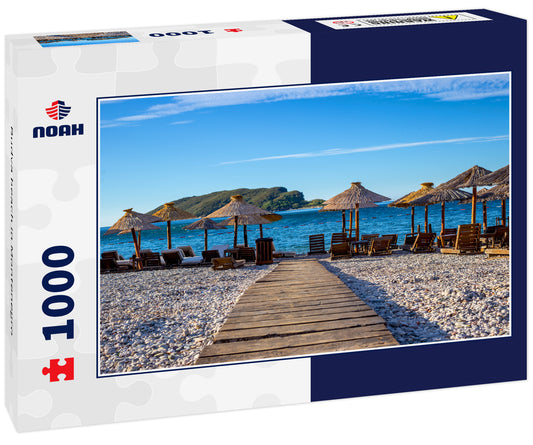 Budva beach in Montenegro