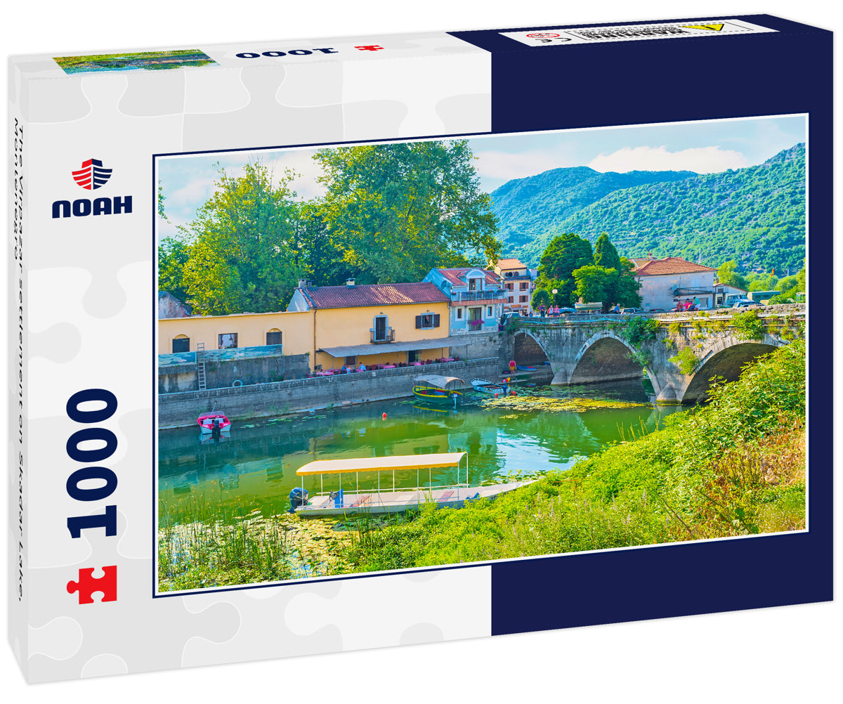 The Virpazar settlement on Skadar Lake, Montenegro