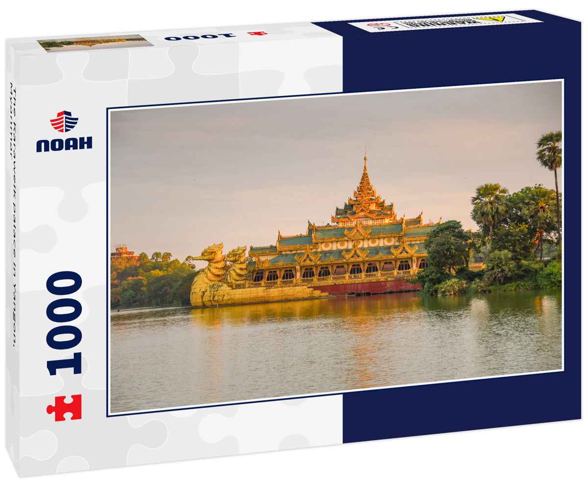 The Karaweik palace in Yangon, Myanmar