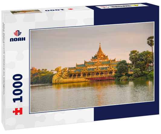 The Karaweik palace in Yangon, Myanmar