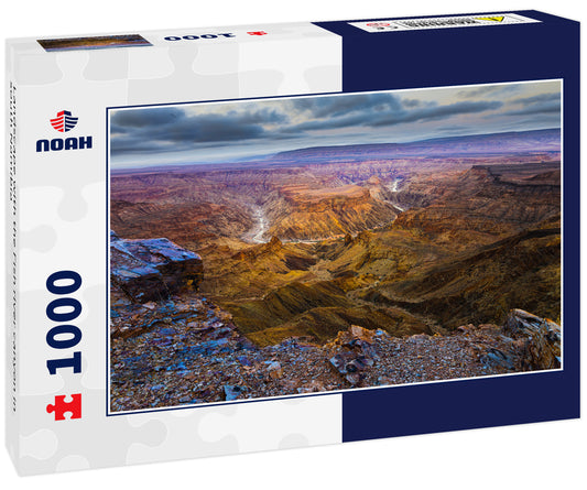 Landscape with the Fish river canyon in south Namibia