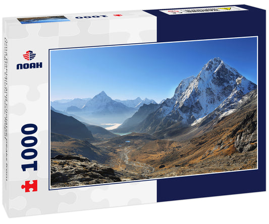 Ama Dablan and Cholatse peaks from Dzongla, Chola Pass, Nepal